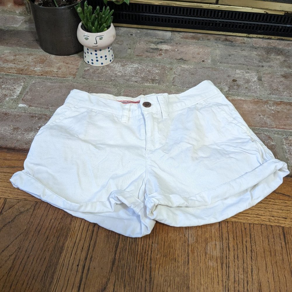 Tommy Hilfiger White Mini Shorts